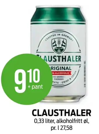 Kiwi Clausthaler øl tilbud