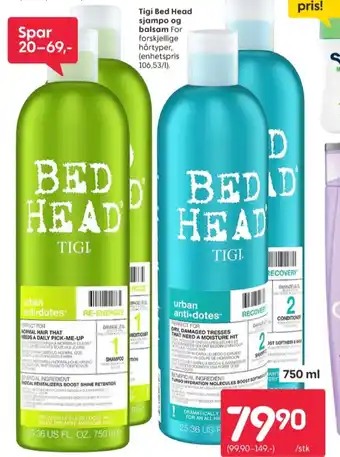 Rusta Bed head tigi balsam tilbud
