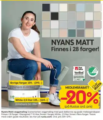 Rusta Nyans maling tilbud