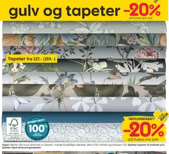 Rusta Ukjent tapet tilbud