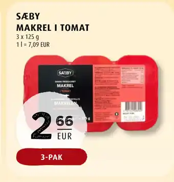 Scandinavian Park SÆBY MAKREL I TOMAT tilbud