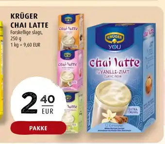 Scandinavian Park KRÜGER CHAI LATTE tilbud