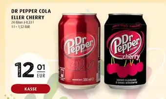 Scandinavian Park DR PEPPER COLA ELLER CHERRY tilbud