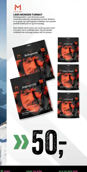 Sport Outlet LARS MONSEN TURMAT tilbud