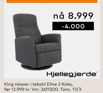 Skeidar King relaxer tilbud