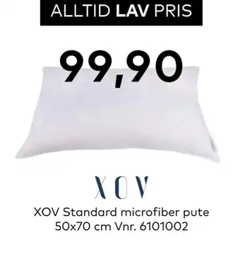 Skeidar XOV Standard microfiber pute 50x70 cm tilbud