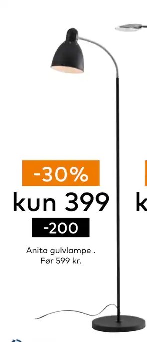Skeidar Anita gulvlampe tilbud