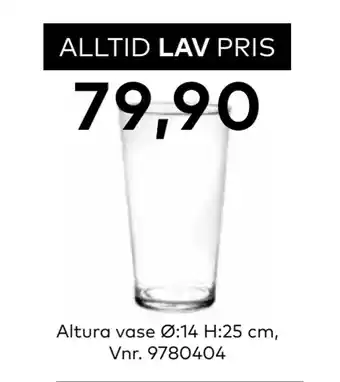 Skeidar Altura vase Ø:14 H:25 cm tilbud