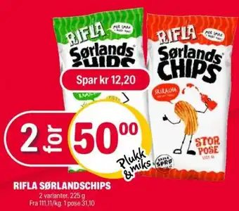Coop Extra RIFLA SØRLANDSCHIPS tilbud
