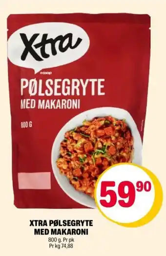 Coop Extra XTRA PØLSEGRYTE MED MAKARONI tilbud