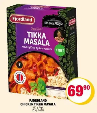 Coop Extra FJORDLAND CHICKEN TIKKA MASALA tilbud