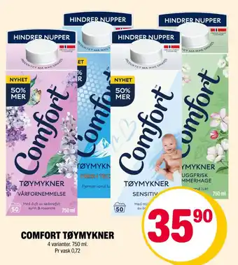 Coop Extra COMFORT TØYMYKNER tilbud
