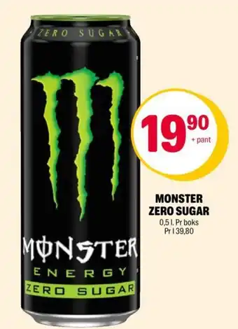 Coop Extra MONSTER ZERO SUGAR tilbud