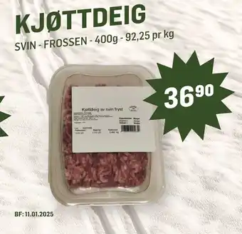 Holdbart KJØTTDEIG tilbud