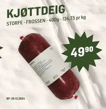 Holdbart KJØTTDEIG tilbud