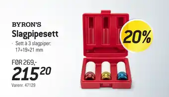Thansen Slagpipesett tilbud