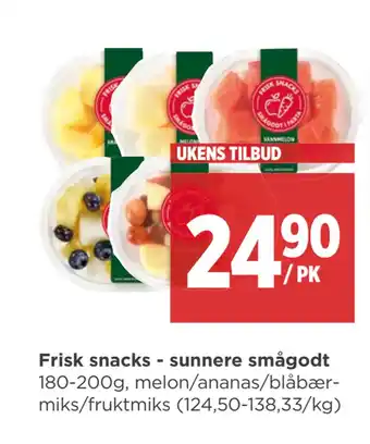 Meny Frisk snacks - sunnere smågodt tilbud