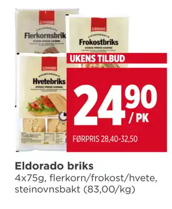 Meny Eldorado briks tilbud