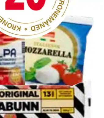 Nærbutikken Mozzarella tilbud