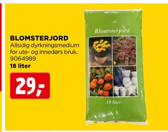 jem & fix BLOMSTERJORD tilbud