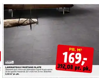 jem & fix LAMINATGULV MUSTANG SLATE tilbud