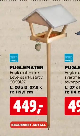 jem & fix FUGLEMATER tilbud