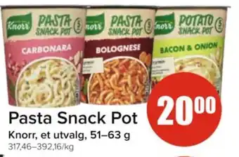 Spar Pasta Snack Pot tilbud