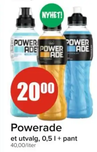 Spar Powerade tilbud