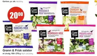 Spar Grønn & Frisk salater tilbud