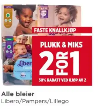 Meny Alle bleier tilbud