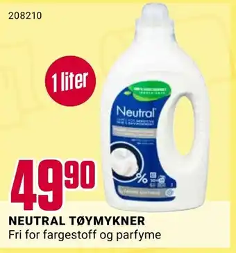 Europris NEUTRAL TØYMYKNER tilbud