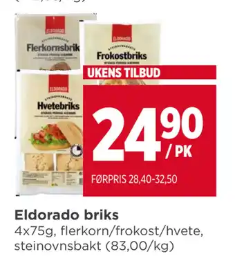 Meny Eldorado briks tilbud