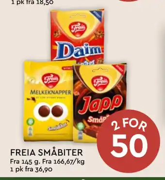 Coop Mega FREIA SMÅBITER tilbud