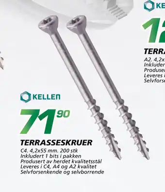 Coop Byggmix TERRASSESKRUER tilbud