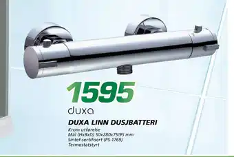Coop Byggmix DUXA LINN DUSJBATTERI tilbud