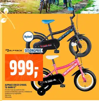 Coop Obs ALPRACE 120/121 SYKKEL TIL BARN 12” tilbud