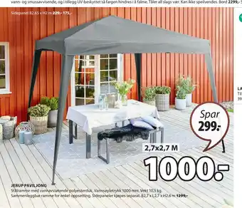 JYSK JERUP PAVILJONG tilbud