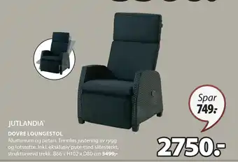JYSK DOVRE LOUNGESTOL tilbud
