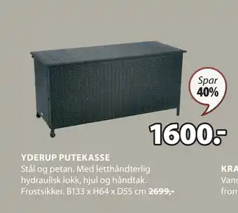 JYSK YDERUP PUTEKASSE tilbud