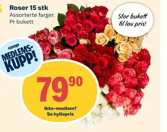 Coop Extra Roser 15 stk tilbud