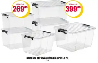 Coop Extra HOME BOX OPPBEVARINGSBOKS 15/30 L 3 PK tilbud