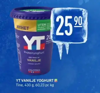 Rema 1000 YT VANILJE YOGHURT Tine 430 g tilbud