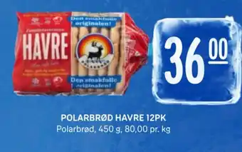 Rema 1000 POLARBRØD HAVRE 12PK tilbud