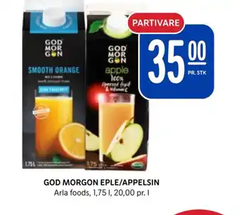 Rema 1000 GOD MORGON EPLE/APPELSIN tilbud