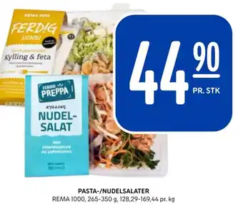 Rema 1000 PASTA-/NUDELSALATER tilbud