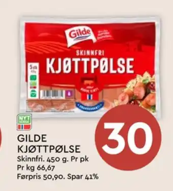 Coop Mega Gilde kjøttpølser tilbud