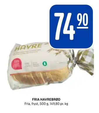Rema 1000 FRIA HAVREBRØD tilbud