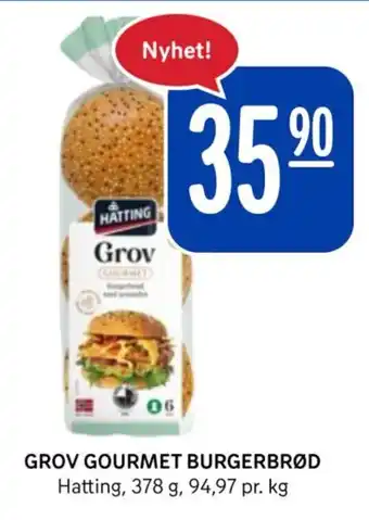 GROV GOURMET BURGERBRØD