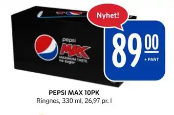 Rema 1000 PEPSI MAX 10PK tilbud