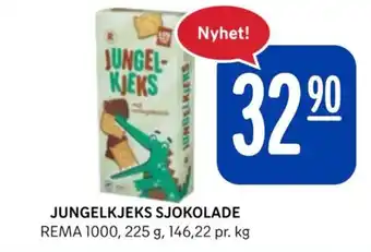 Rema 1000 JUNGELKJEKS SJOKOLADE tilbud